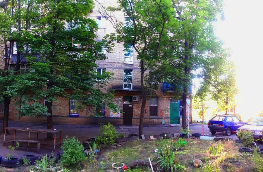 Однокомнатная Квартира На Улице Попудренко 基輔 外观 照片